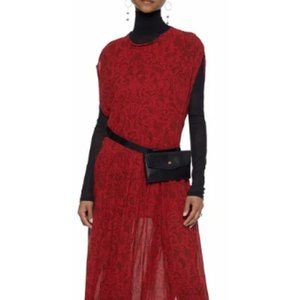 IRO  Printed gauze maxi dress